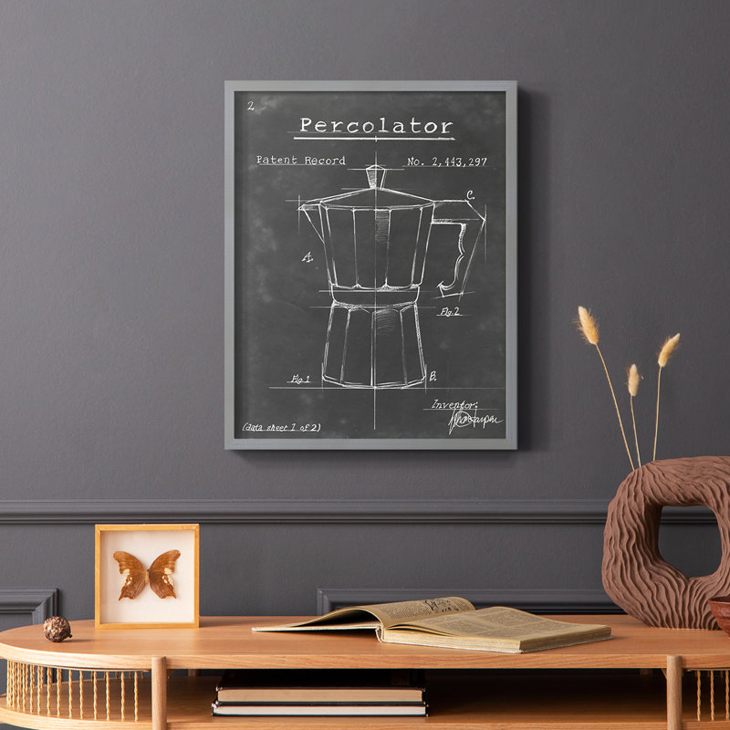 Morning Routine VI Framed Print - Solid Wood, Grey, 10" H x 8" W