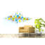 Linear MM Glass And Metal Wall Sculpture