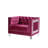 Alexondra Velvet Barrel Chair-2065341374