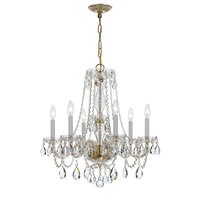 Wehr 6-Light Candle Style Classic / Traditional Chandelier