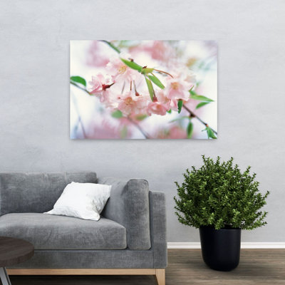Fleurs de cerisier en fleurs, art contemporain de fleur de cerisier contemporain