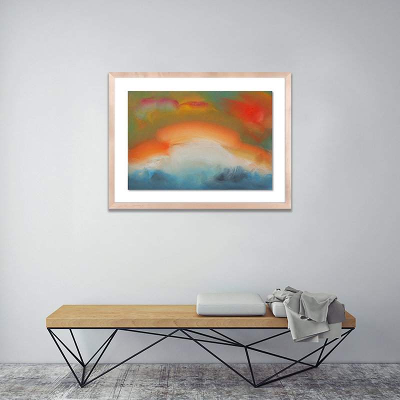 Turner Waltzer Print by Charles Stuart, 29" H x 40" W x 2.5" D, Natural