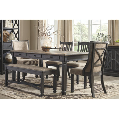 Krout 6 - Person Four Leg Dining Set