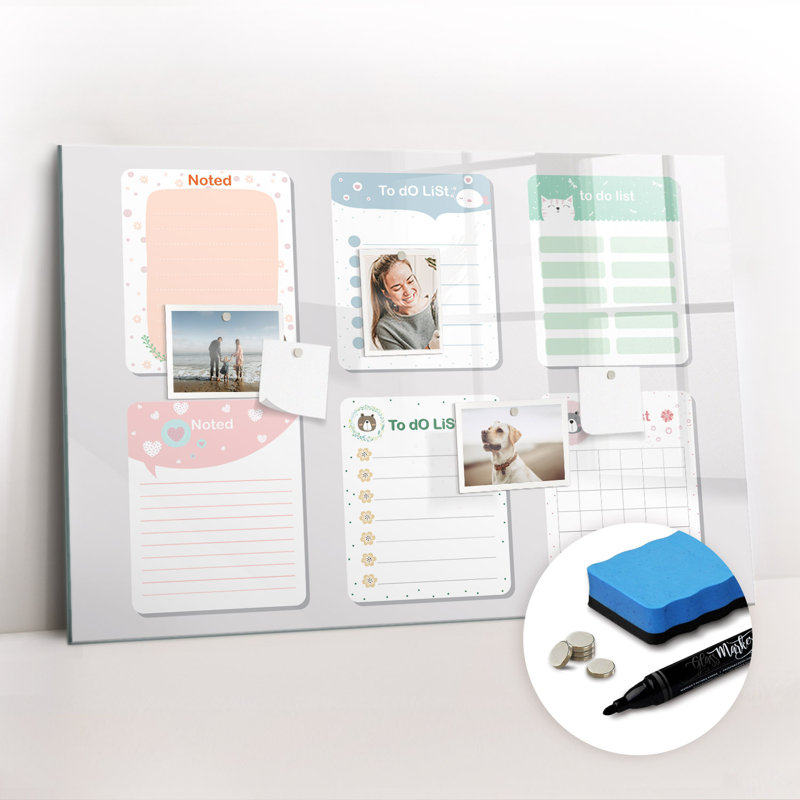 Magnetic Glass Dry Erase Board