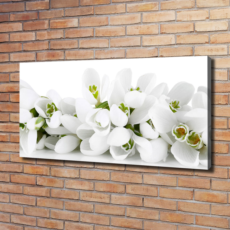 Snowdrops - Wrapped Canvas Print