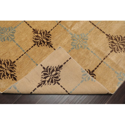 Olly-Ray One-of-a-Kind Rectangle:5'10''x9'2'' Area Rug in Tan