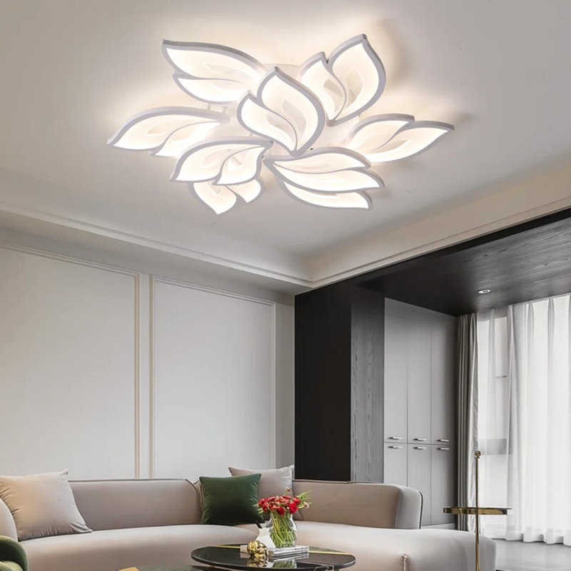Bellewood Acrylic LED Flush Mount, White