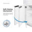 Meuble-lavabo autoportant blanc pur 36 po avec pierre d'ingénierie blanche Xander Xander-134089830