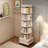 360° Display Round Spinning Rotating Bookshelf with Wheels and Drawer-1577913068-1577913070