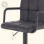 Aisleyne Swivel Upholstered Faux Leather Adjustable Height Bar Stool-552809155