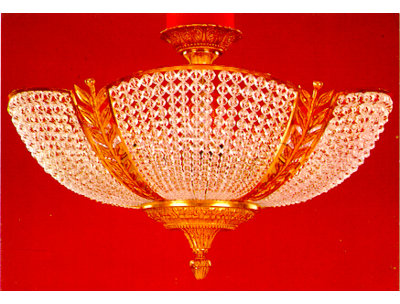 Ayotte Crystal Semi Flush Mount