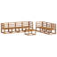 Vidaxl Outdoor Sofa Set Sectional Garden Furniture Terrace Seating Modern