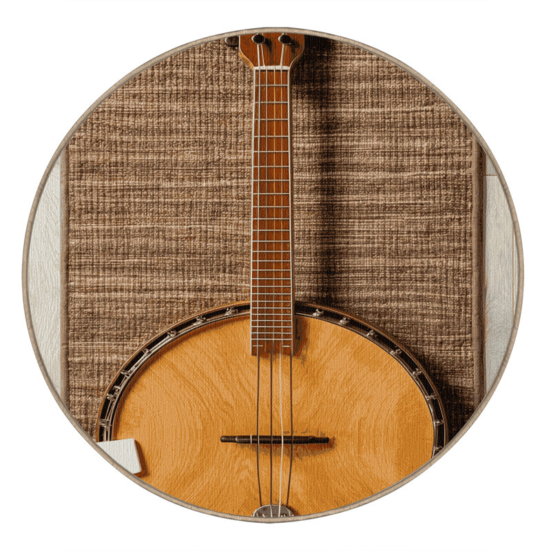  Tapis lavable Banjo, Rond 5 pi