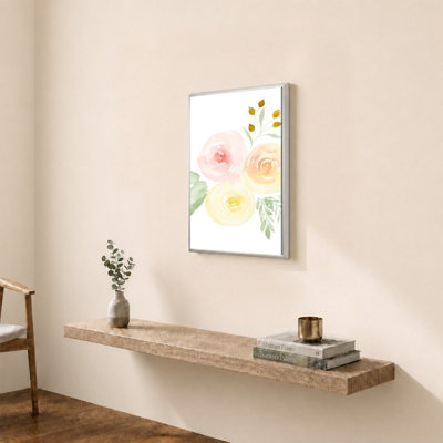 «Watercolor Roses II» par Lucille Price - Impression sur toile