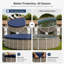 Housse de protection pour piscine d'hiver bleu Royal Shade-92158555