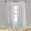 Paire de rideaux semi-transparents en microfibre -121581056-121581059