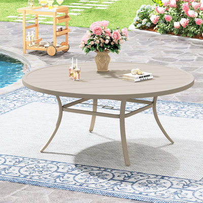 60" Patio Round Dining Table