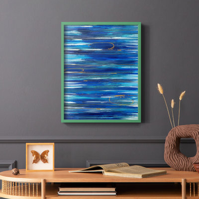 Waterworld Framed Print - Solid Wood