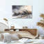 Art mural sur toile aquarelle gris et brun clair Windblown-1827594246