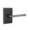 Cortina Flat Privacy (Bed & Bath) Door Lever with Rectangle Rosette