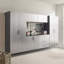Armoire de rangement murale en métal avec portes à fermeture douce et finition durable Astro Series, parfaite pour les espaces modernes.