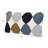 Woven Wool Blend Pattern Lumbar Pillow