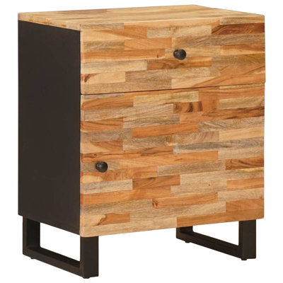 50cm W Solid Wood Bedside Table