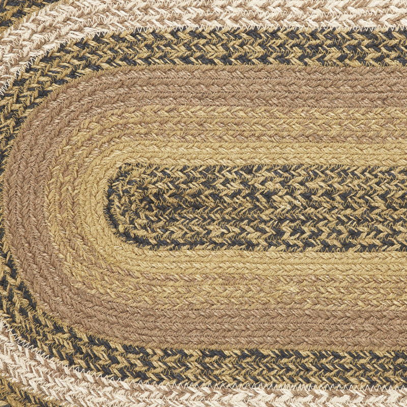 Kettle Grove Geometric Oval Table Runner, 72" L x 13" W