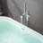 Velvet 1 Handle Waterfall Faucet with Diverter-82601657