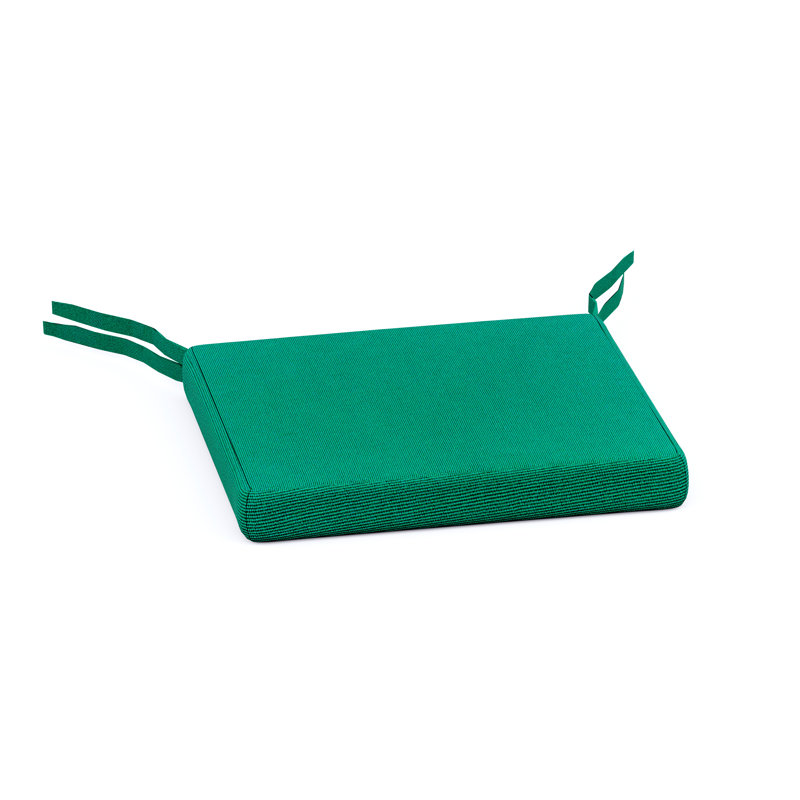 Sunbrella Outdoor 2.5'' Dining Chair Seat Cushion, Forest Green
