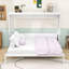 Armoire murale Murphy avec lattes et pieds-126016954-126016955