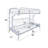 Alycea Futon Bunk Bed with Built-in Ladders-780040283-780040287