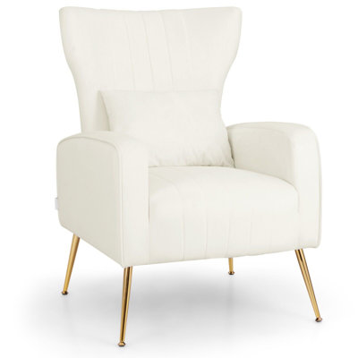 Upholstered Fabric Armchair