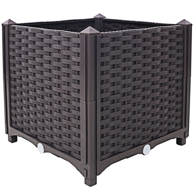Raised Garden Bed Plastic Planter Boxes