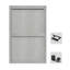 Porte de grange en panneau de fibres à densité moyenne, plaque de porte de grange solide recouverte d'une surface en PVC imperméable, assemblage simple, porte seulement-111065544-98194249