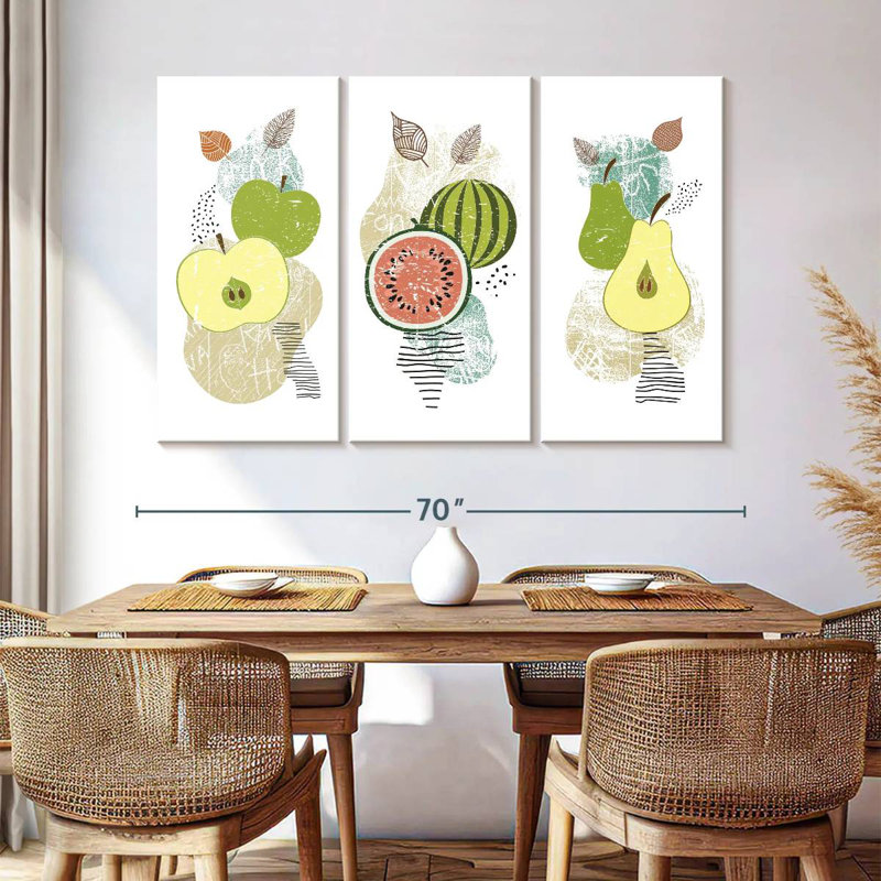 Yarlin Boho Autumn Fruits, 36" H x 57" W