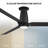 Smooth 3-Blade Flush Mount Smart Ceiling Fan With 2700K-3000K-4000K-5000K Selectable LED Light Kit and Remote Control Included, Works With Alexa and iOS or Android App-116667918-116667920