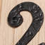 8.7cm H Iron House Number