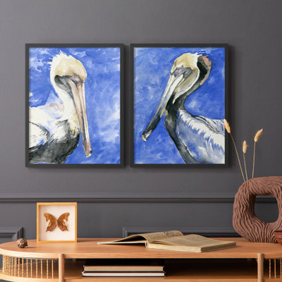 Pelican Pool I-Premium Framed Print -Ready to Hang - No Nails Required - No Nails Required