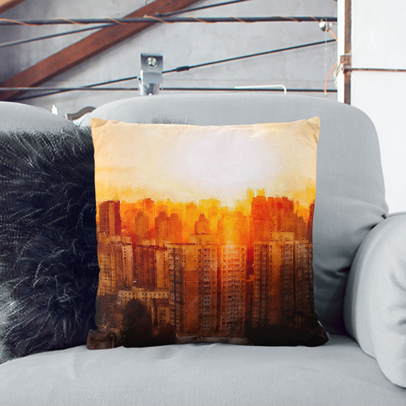 Square Cushion, 55cm H x 55cm W x 20cm D, Stone