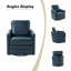 Fauteuil demi-tonneau pivotant de 27,8 po Amany-104239589