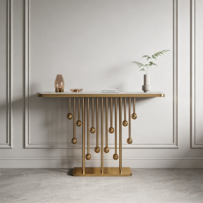 Modern Minimalist Luxury Art Console Table