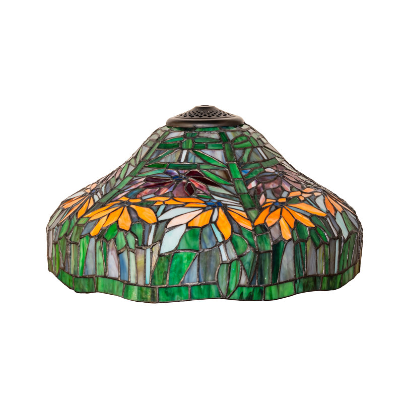 Lamp Shade, Orange/Green/Blue/Russet