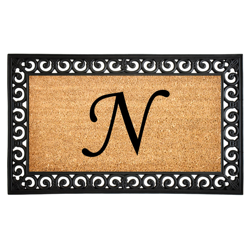 Tapis d'entrée 18 po x 30 po antidérapant, N