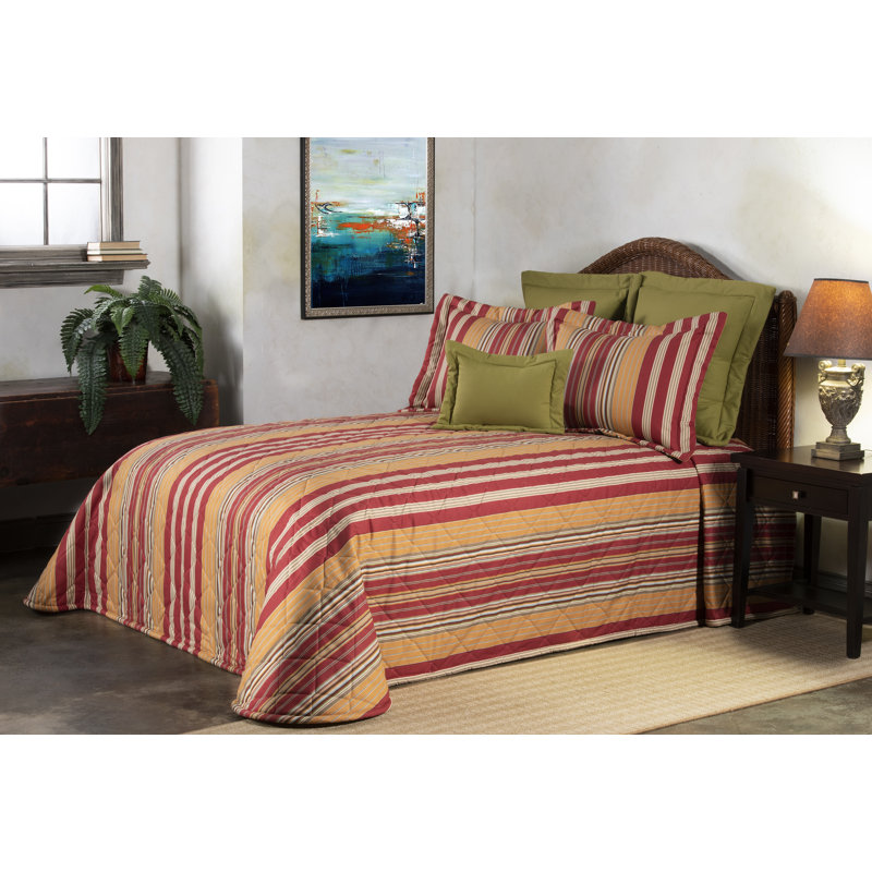 Breeze Tapestry Stripe Bedspread, Twin