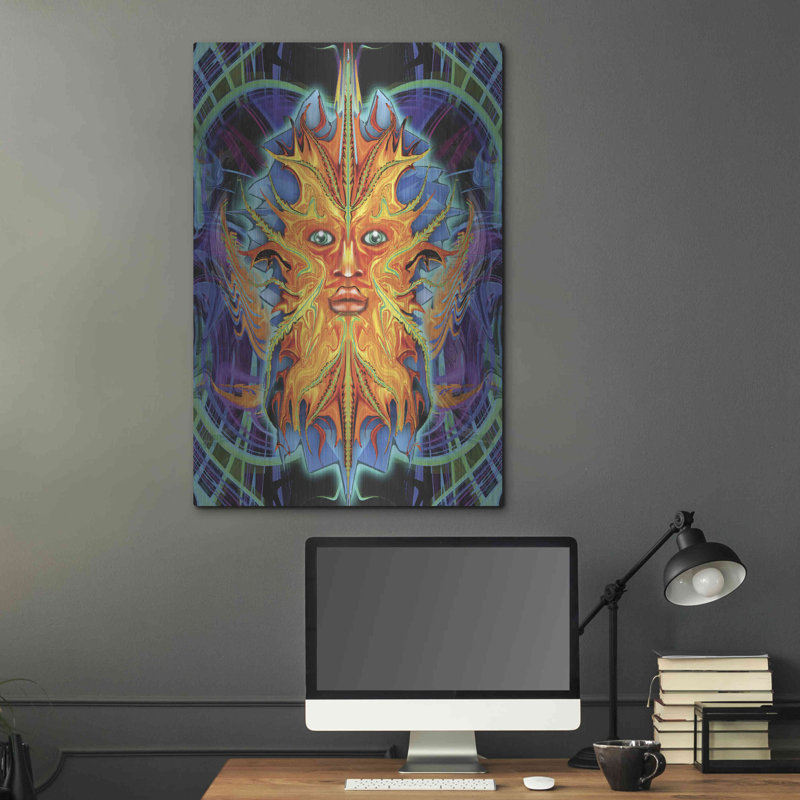 " Green Man " by Michael Stewart, 36" H x 24" W