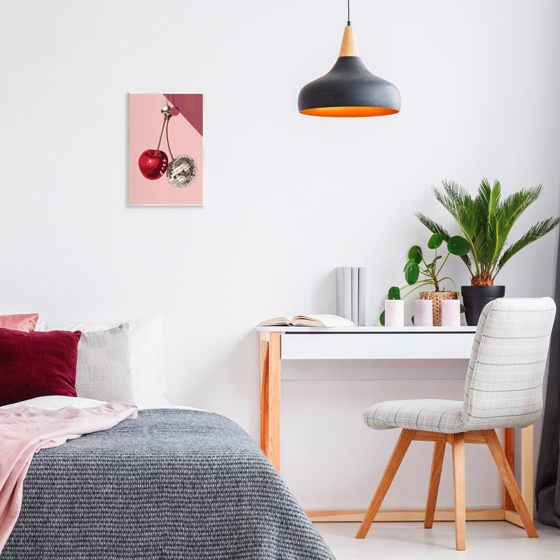 «Dazzling Disco Cherries», plaque murale par LSR Design Studio, H 15 po x l 10 po