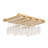 Sectional Under Cabinet Mount Wood Stemware Rack