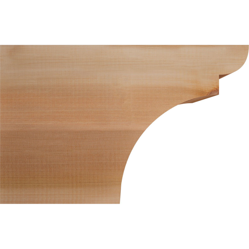 Yorktown Smooth Rafort Tail, Cèdre rouge, H 12 po x l 18 po x P 5,5 po