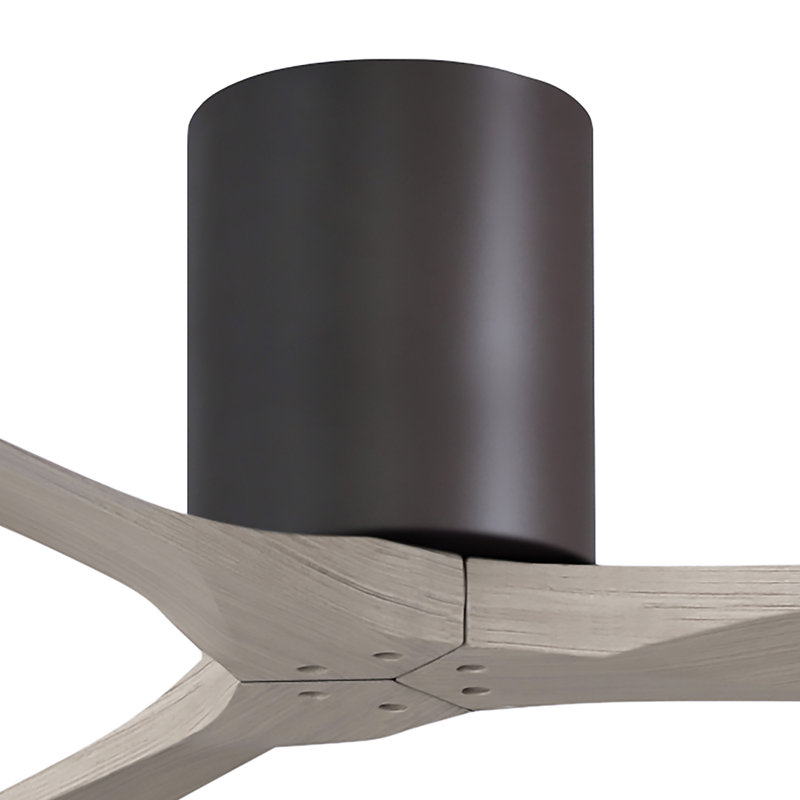 Irene Ceiling Fan, Textured Bronze, Gray Ash Tone, 60"